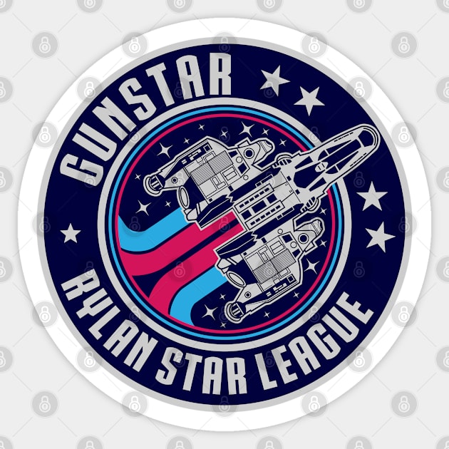 Gunstar Sticker by carloj1956